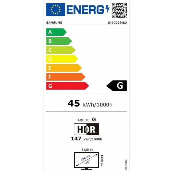 Écran Samsung LS49CG954EUXEN 49" 240 Hz